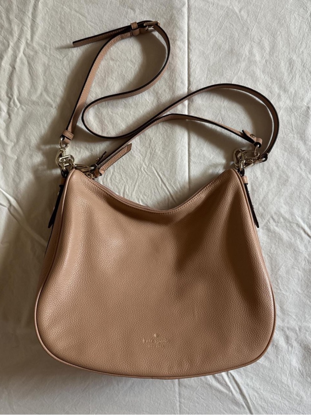 kate spade Pebbled Leather Hobo Shoulder Bag